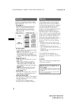 Предварительный просмотр 2 страницы Sony CDX-M7810 - Fm/am Compact Disc Player Operating Instructions Manual