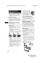 Предварительный просмотр 14 страницы Sony CDX-M7810 - Fm/am Compact Disc Player Operating Instructions Manual