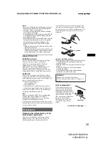 Предварительный просмотр 15 страницы Sony CDX-M7810 - Fm/am Compact Disc Player Operating Instructions Manual