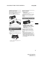 Предварительный просмотр 23 страницы Sony CDX-M7810 - Fm/am Compact Disc Player Operating Instructions Manual