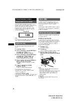 Предварительный просмотр 42 страницы Sony CDX-M7810 - Fm/am Compact Disc Player Operating Instructions Manual