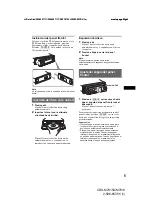 Предварительный просмотр 43 страницы Sony CDX-M7810 - Fm/am Compact Disc Player Operating Instructions Manual