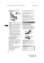 Предварительный просмотр 54 страницы Sony CDX-M7810 - Fm/am Compact Disc Player Operating Instructions Manual