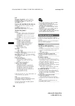 Предварительный просмотр 56 страницы Sony CDX-M7810 - Fm/am Compact Disc Player Operating Instructions Manual