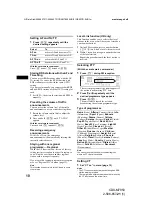 Preview for 10 page of Sony CDX-M7850 Operating Instructions Manual