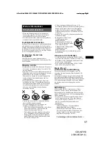 Preview for 37 page of Sony CDX-M7850 Operating Instructions Manual