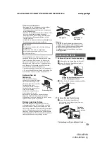 Preview for 39 page of Sony CDX-M7850 Operating Instructions Manual