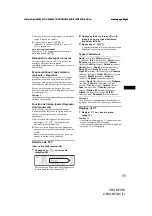 Preview for 53 page of Sony CDX-M7850 Operating Instructions Manual