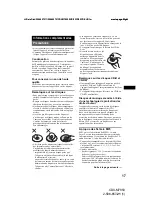 Preview for 59 page of Sony CDX-M7850 Operating Instructions Manual