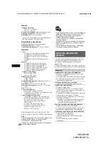 Preview for 84 page of Sony CDX-M7850 Operating Instructions Manual