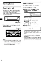 Предварительный просмотр 8 страницы Sony CDX-M800 Operating Instructions Manual