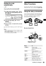 Предварительный просмотр 19 страницы Sony CDX-M800 Operating Instructions Manual