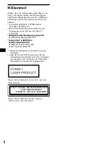 Предварительный просмотр 32 страницы Sony CDX-M800 Operating Instructions Manual