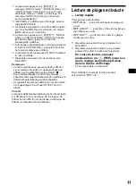 Предварительный просмотр 75 страницы Sony CDX-M800 Operating Instructions Manual