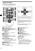 Предварительный просмотр 4 страницы Sony CDX-M850MP  (XT-XM1) Operating Instruction