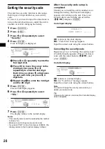 Предварительный просмотр 28 страницы Sony CDX-M850MP  (XT-XM1) Operating Instruction