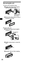 Предварительный просмотр 30 страницы Sony CDX-M850MP  (XT-XM1) Operating Instruction