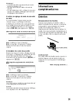 Предварительный просмотр 101 страницы Sony CDX-M850MP  (XT-XM1) Operating Instruction