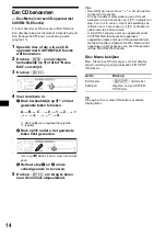 Предварительный просмотр 156 страницы Sony CDX-M850MP  (XT-XM1) Operating Instruction