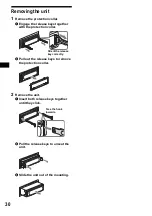 Предварительный просмотр 30 страницы Sony CDX-M8800 - Fm/am Compact Disc Player Operating Instructions Manual