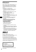 Предварительный просмотр 36 страницы Sony CDX-M8800 - Fm/am Compact Disc Player Operating Instructions Manual