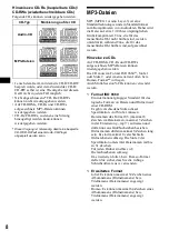 Предварительный просмотр 42 страницы Sony CDX-M8800 - Fm/am Compact Disc Player Operating Instructions Manual