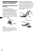 Предварительный просмотр 66 страницы Sony CDX-M8800 - Fm/am Compact Disc Player Operating Instructions Manual