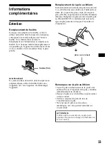 Предварительный просмотр 105 страницы Sony CDX-M8800 - Fm/am Compact Disc Player Operating Instructions Manual