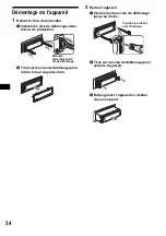 Предварительный просмотр 106 страницы Sony CDX-M8800 - Fm/am Compact Disc Player Operating Instructions Manual