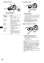 Предварительный просмотр 168 страницы Sony CDX-M8800 - Fm/am Compact Disc Player Operating Instructions Manual