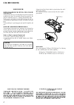 Предварительный просмотр 2 страницы Sony CDX-M8810 - Fm/am Compact Disc Player Service Manual