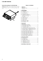 Предварительный просмотр 4 страницы Sony CDX-M8810 - Fm/am Compact Disc Player Service Manual