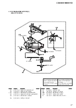 Предварительный просмотр 47 страницы Sony CDX-M8810 - Fm/am Compact Disc Player Service Manual