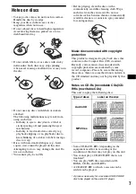 Предварительный просмотр 7 страницы Sony CDX-M8880 Operating Instructions Manual