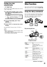 Предварительный просмотр 21 страницы Sony CDX-M8880 Operating Instructions Manual