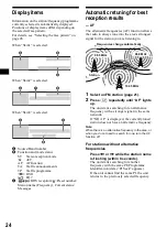 Предварительный просмотр 24 страницы Sony CDX-M9900 Operating Instructions  (primary manual) Operating Instructions Manual