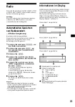 Предварительный просмотр 75 страницы Sony CDX-M9900 Operating Instructions  (primary manual) Operating Instructions Manual