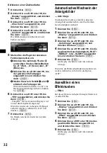 Предварительный просмотр 84 страницы Sony CDX-M9900 Operating Instructions  (primary manual) Operating Instructions Manual