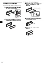 Предварительный просмотр 104 страницы Sony CDX-M9900 Operating Instructions  (primary manual) Operating Instructions Manual