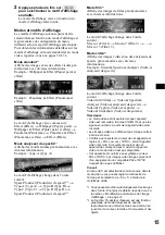 Предварительный просмотр 123 страницы Sony CDX-M9900 Operating Instructions  (primary manual) Operating Instructions Manual