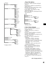 Предварительный просмотр 153 страницы Sony CDX-M9900 Operating Instructions  (primary manual) Operating Instructions Manual