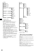 Предварительный просмотр 154 страницы Sony CDX-M9900 Operating Instructions  (primary manual) Operating Instructions Manual