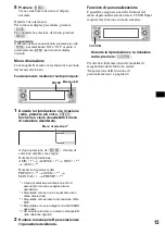 Предварительный просмотр 175 страницы Sony CDX-M9900 Operating Instructions  (primary manual) Operating Instructions Manual