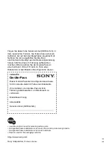 Предварительный просмотр 270 страницы Sony CDX-M9900 Operating Instructions  (primary manual) Operating Instructions Manual