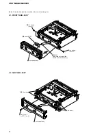 Предварительный просмотр 8 страницы Sony CDX-M9900 Operating Instructions  (primary manual) Service Manual