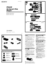 Sony CDX- M9900 Installation/Connections предпросмотр