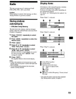 Предварительный просмотр 19 страницы Sony CDX-M9905X Operating Instructions Manual