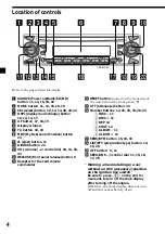 Предварительный просмотр 4 страницы Sony CDX-MP30 Operating Instruction