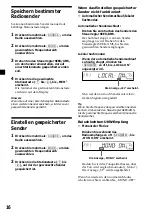 Предварительный просмотр 46 страницы Sony CDX-MP30 Operating Instruction