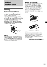 Предварительный просмотр 55 страницы Sony CDX-MP30 Operating Instruction